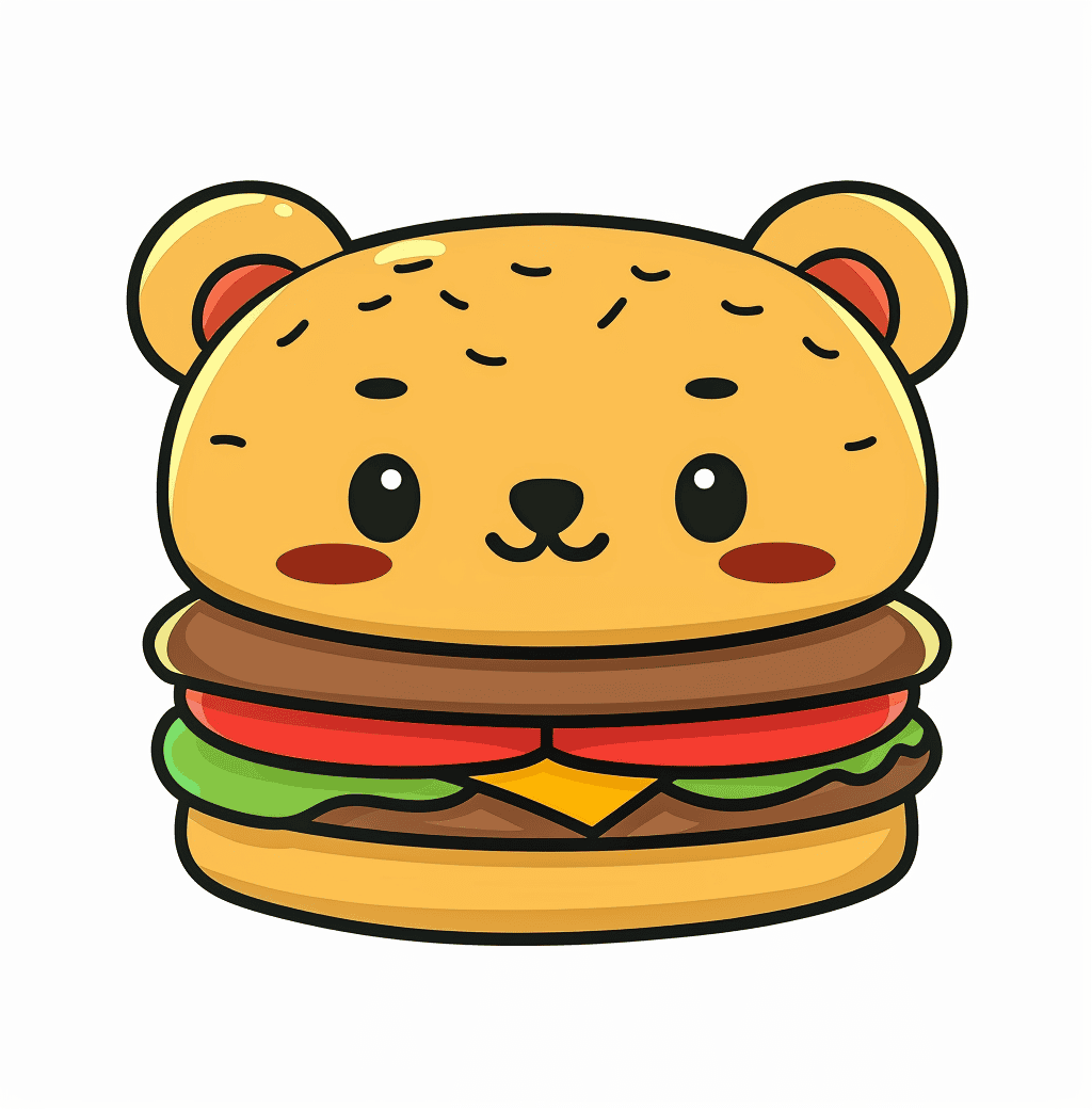 Happy Bear Hamburger